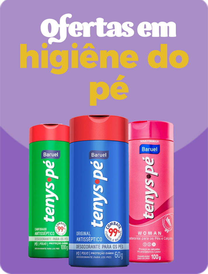 Ofertas de Outubro - Cuidados com os Pés